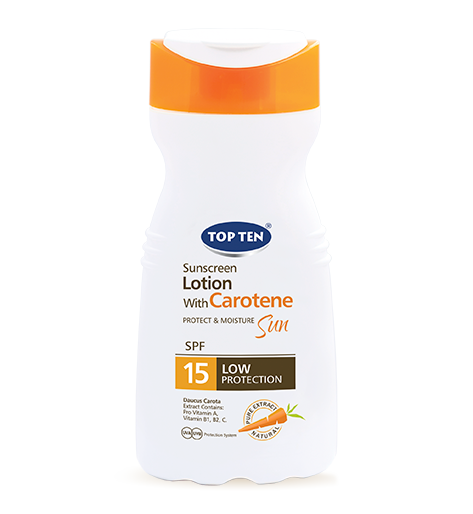 *TOP TEN CAROTENE Sunscreen Lotion SPF 15 (*Proizvod se nalazi u prodaji do isteka zaliha)