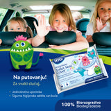PAPIRNATA POKRIVKA ZA DASKU JAVNOG TOALETA NAMENJENA DECI