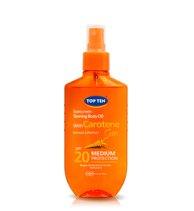 TOP TEN Tanning Oil with CAROTENE SPF 20