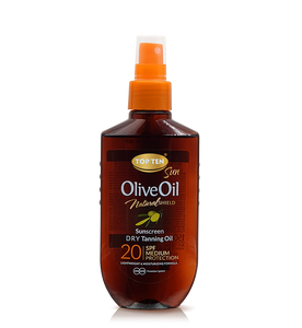 TOP TEN OLIVE OIL Tanning Dry Oil SPF 20