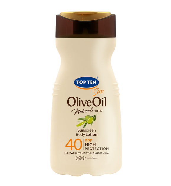TOP TEN OLIVE OIL Sunscreen Lotion SPF 40