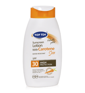 TOP TEN CAROTENE FAMILY PACK Sunscreen Lotion SPF 30