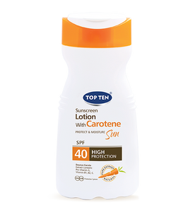 TOP TEN CAROTENE Sunscreen Lotion SPF 40