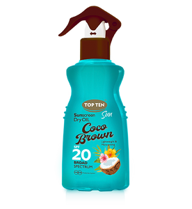TOP TEN Coco Brown Tanning Dry Oil SPF20