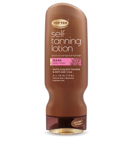 TOP TEN SELF TANNING LOTION -DARK SHADE